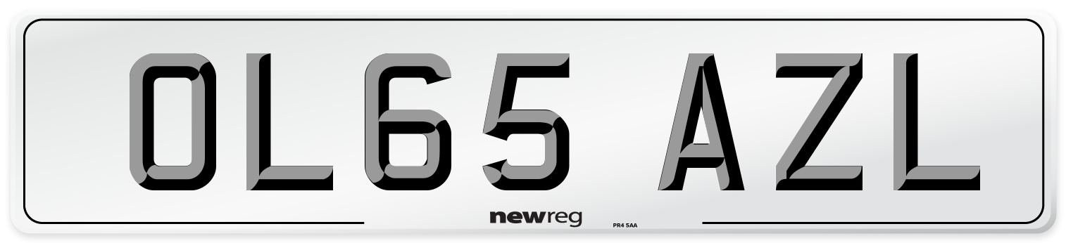 OL65 AZL Number Plate from New Reg